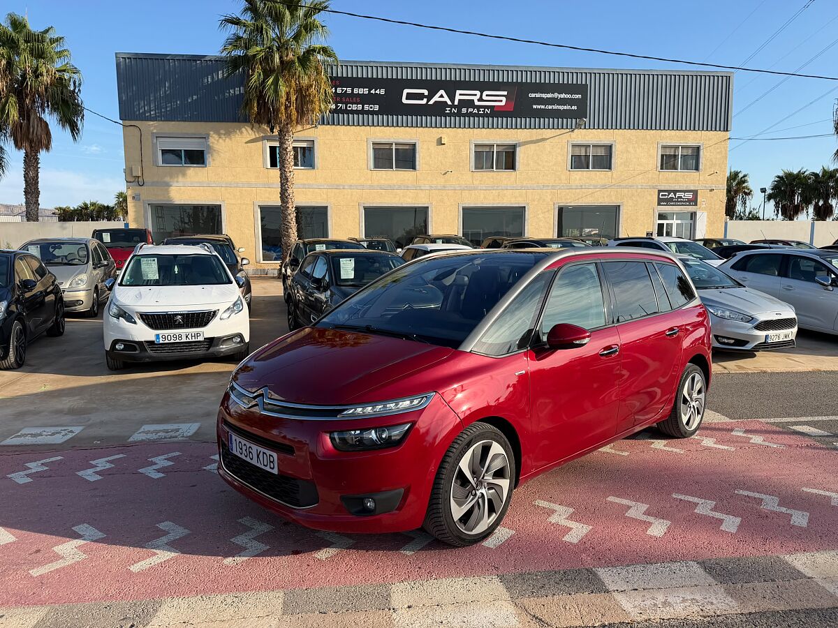 CITROEN C4 GRAND PICASSO 2.0 BLUE HDI AUTO SPANISH LHD IN SPAIN 96K 7 SEATS 2015